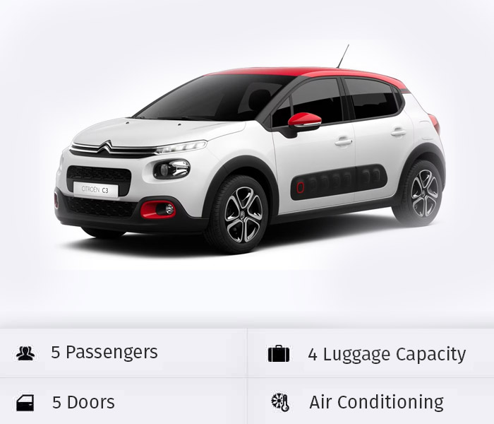 Citroen C3 or similar(manual)