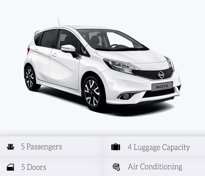 Nissan Note or Similar